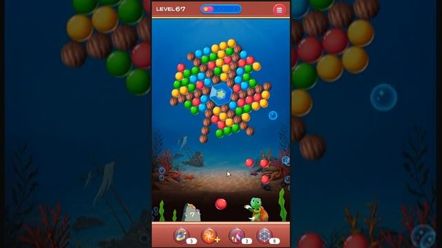 Bubble shooter game shooter bubble sea world level67 complete