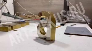 Изготовление букв из нержавеющей стали