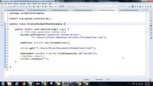 Selenium Exceptions Explained | Tamil | Why is it Happening? | Finding the reason behind Exceptions