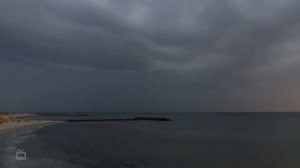 Закат и гроза над морем (Таймлапс) | Sunset and thunderstorm over the sea (TimeLapse)