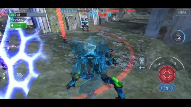 #WarRobots Great Game on Dead City map! смотреть онлайн