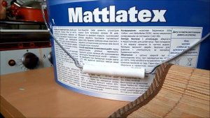 Покраска моющихся обоев Painting washable Wallpaper