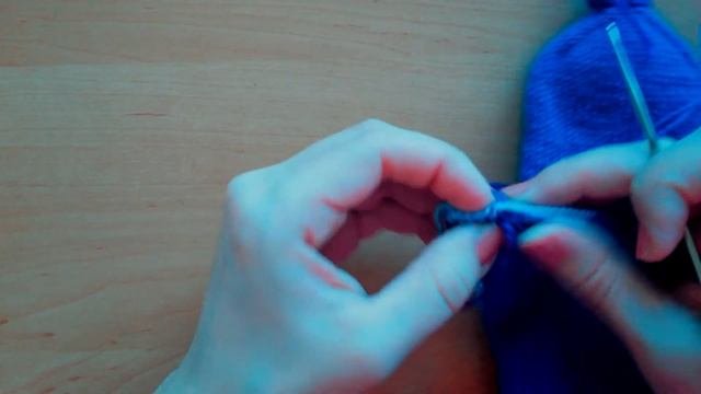 Как я вяжу: Двойные варежки. Закрепление варежки