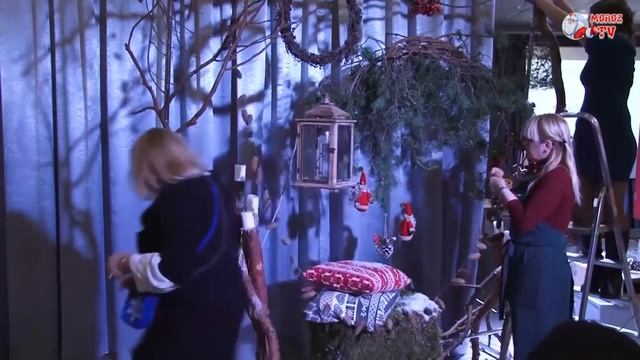 Мастер-класс "Оформление витрин". Флорист Елена Антипина. смотреть онлайн