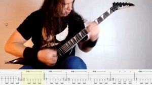 Misfits - Dig Up Her Bones Cover (Tabs on Screen)