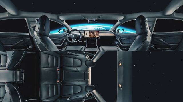 Tesla Model 3 In Space (360 Interior View) смотреть онлайн