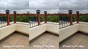 Google Pixel 8 Pro vs iPhone 15 Pro Max vs iPhone 14 Pro Max Camera Test