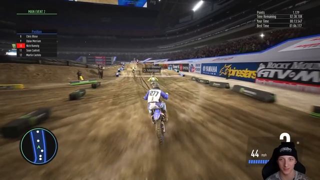 DOMINATING the HOUSTON Triple Crown! (Monster Energy Supercross: The Official Videogame 3) смотреть онлайн