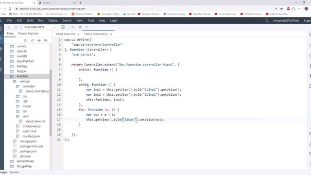 Function Basic | SAPUI5 | OPENUI5