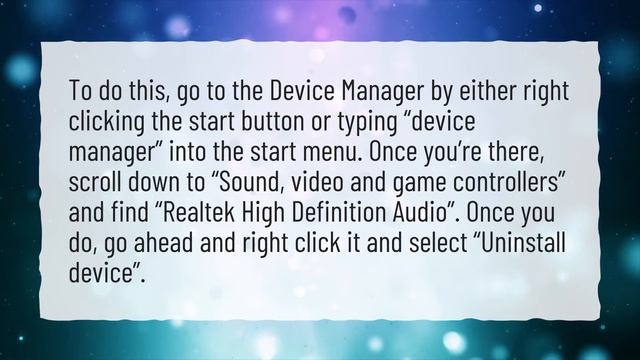 Is it safe to uninstall Realtek high definition audio driver? смотреть онлайн