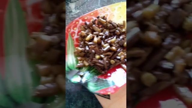 Салаты. Из папоротника . Из кукурузы , огурцов , крабовых палочек . Вкусно . Полезно. Класс. #short