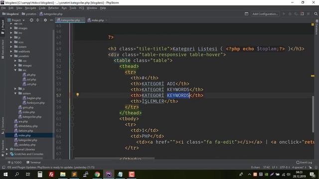 Sıfırdan PDO & AJAX ile Yönetim Panelli Blog Scripti Kodlama - Bölüm 26 смотреть онлайн