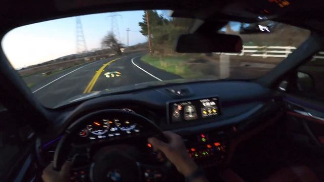 BMW X5M F85 POV Night Drive to Dawn 4K смотреть онлайн
