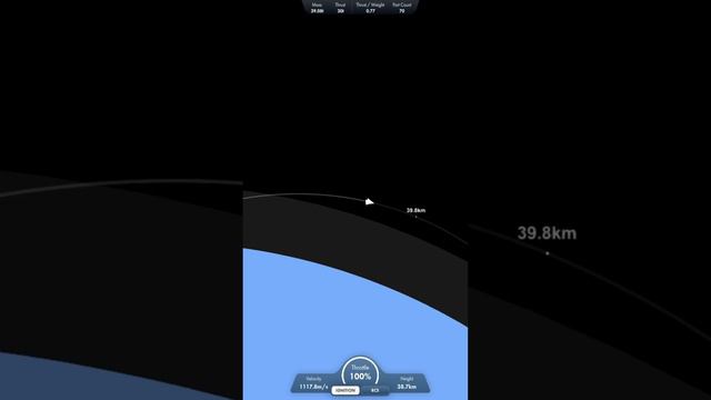 Запуск на орбиту вокруг Земли спутника в Spaceflight Simulator смотреть онлайн