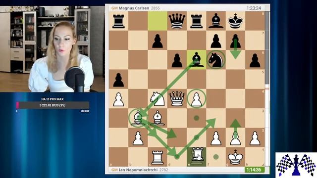 Непомнящий - Карлсен. 3 партия матча на первенство мира. [RU] lichess.org