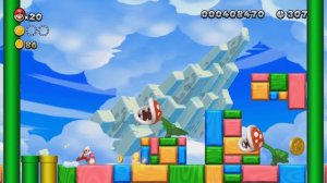 New Super Mario Bros U {Wii U} прохождение часть 2 — Долина Желудей #2 на 100%