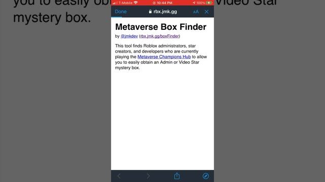 How to get Roblox metaverse admin, star creator, and dev boxes