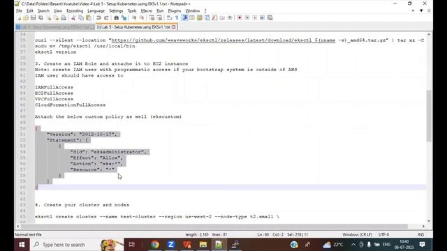How to deploy a Kubernetes Cluster with Amazon EKS (Step by Step Lab demo) #kubernetes  #aws смотреть онлайн