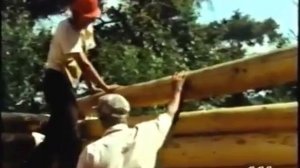 Строительство деревянного дома в Канаде / log house canada