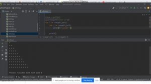 for loop to print  start (*) or "=" pattern in python(Pycharm)