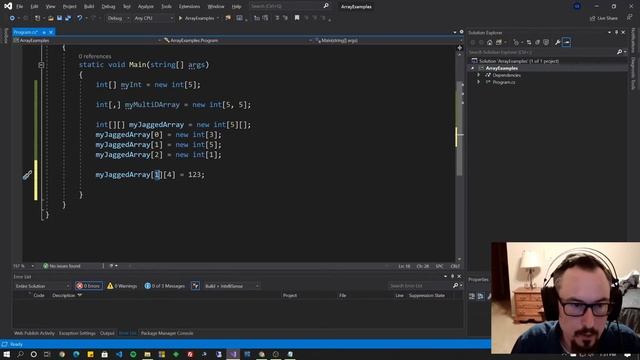 Two Dimensional Arrays vs Jagged Arrays