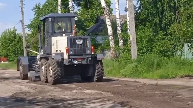 Грейдирование дороги