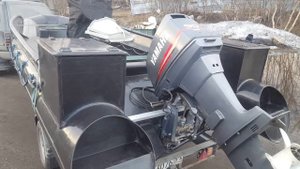 Лодка ПНД мотор ЯМАХА 90 2Т