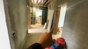 Электромонтажные работы в доме из керамических блоков Porotherm