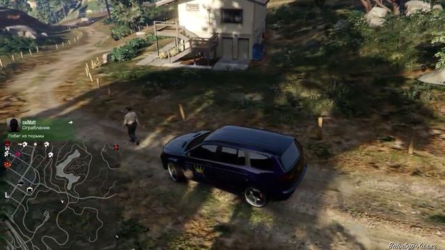 Grand Theft Auto V (не надо сбивать полицейских ) смотреть онлайн