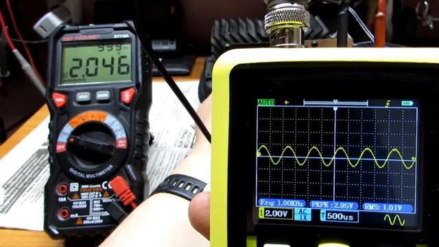 Замер мощности усилителя с помощью осциллографа смотреть онлайн