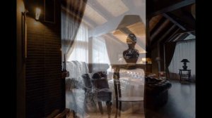 Элитный дизайн интерьера мансарды