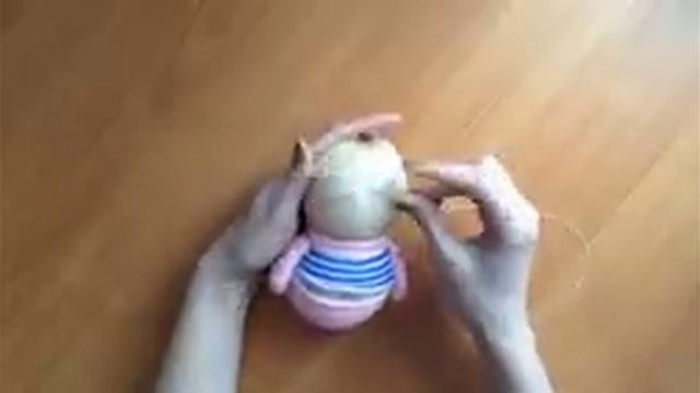 МК Забавный ПУПСИК в чулочной технике
