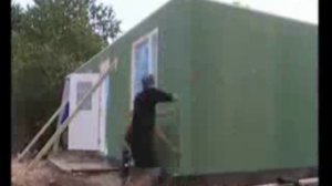 Сборка щитового дома