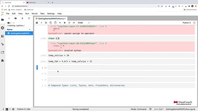 Python Basic Variables Tutorial