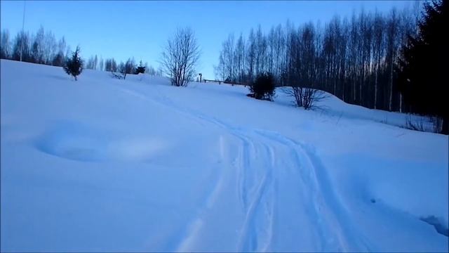 Ночевка зимой без палатки. Снежная нора. Часть 1. смотреть онлайн