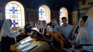 Догматик 3 гласа. Како не дивимся. Знаменный распев.