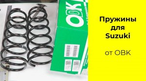 Suzuki Aerio 4WD пружины задние OBK C4S80702