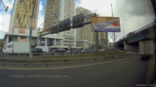 Троллейбус 86 Серебряный бор - метро Сокол // 2017