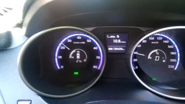 расход топлива на Hyundai ix35 - 2010 года. смотреть онлайн