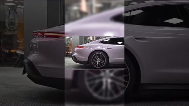 White Porsche Taycan 4s | @newsforcar смотреть онлайн