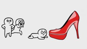 Прикол под каблуком