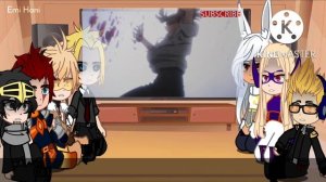 BNHA past PRO heroes react to Deku vs Flect Turn! [] Emi Hani
