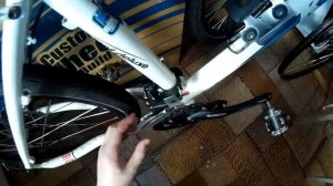 Подготовка велосипеда.  Замена/установка переднего переключателя (Shimano M590/M770).