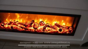 Электрокамин Real Flame Stockgolm и Real flame Beverly 1000 с эффектом живого пламени