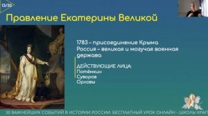 Бесплатный урок "30 важнейших событий в истории России" ЕГЭ история 2021