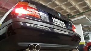 BMW e38 выхлоп