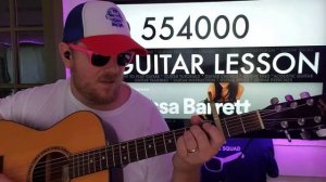How To Play Keep Me Afraid Guitar Nessa Barrett // easy guitar tutorial beginner lesson chords