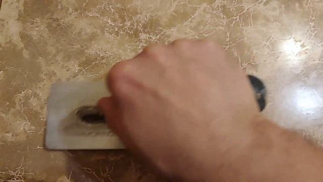 Имитация мрамора Emperador Dark (материал - известковый марморин)