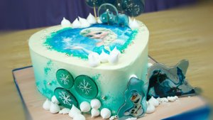 Торт ❄Холодное сердце❄ без мастики - Я - ТОРТодел!