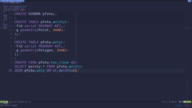 PostGIS Function of the Week | Episode #2 | st_dwithin смотреть онлайн